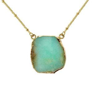 NEW Aria Necklace Chrysoprase 18" Chain + 2"